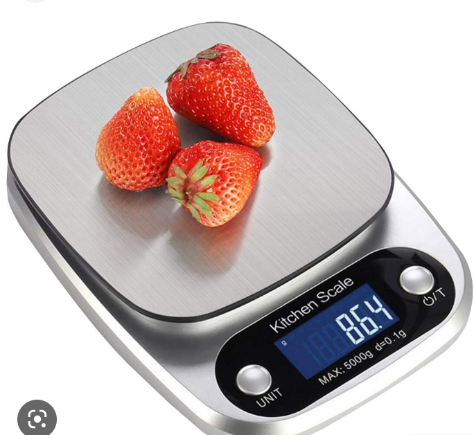 Kitchen weighing scale